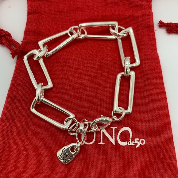 Uno de 50 Indestructible Bracelet GALAXY Silver-plated medium-sized - Picture 6 of 7